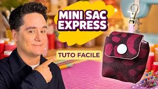 Miniature : Coudre un Mini Sac Porte-Clé : le projet malin pour vos chutes de tissu