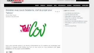 Miniature : Entretien avec Laure Delebarre, chef de projet Tedicov', sur Radio Déclic