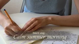 Miniature : A Calm Summer Morning in France | Slow Breakfast & New Notebook 💫🌿