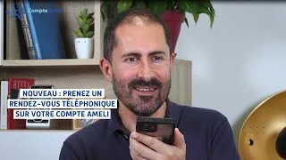 Miniature : Prenez un rendez-vous téléphonique sur votre compte ameli