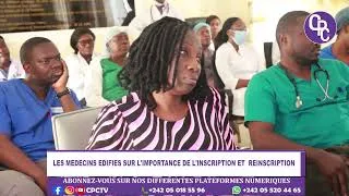 Miniature : LES MEDECINS ÉDIFIÉS SUR L'IMPORTANCE DE L'INSCRIPTION ET RÉINSCRIPTION.