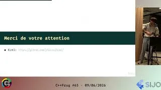 Miniature : CppFrUG 65 - Serial Tuple Experiment Kumi - Adrien HENROT