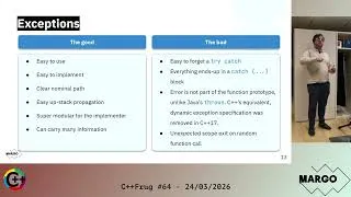 Miniature : Cpp FrUG 64 - Modern Error Handling --  Thibault RICORD-MARCHAL