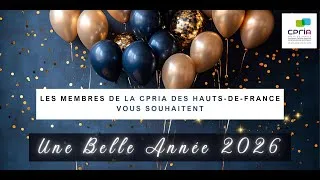 Miniature : Toute l’équipe de la CPRIA Hauts-de-France vous souhaite une excellente année 2026 ! 🎉