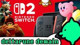 Miniature : DELTARUNE TOMORROW - Réaction Présentation de la Switch 2 + Analyse de Deltarune (avec Lune)