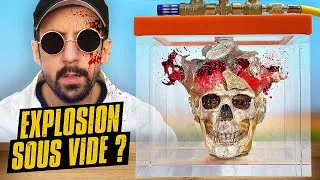 Miniature : NOTRE TÊTE EXPLOSE-T-ELLE DANS L'ESPACE ? (Test dans une boîte sous vide)