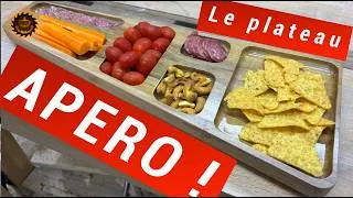 Miniature : Plateau apéro à la défonceuse (merci @OboisDesign pour la semelle de défonceuse !)