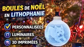 Miniature : Comment Faire des Boules de Noël en Lithophanie (Impression 3D) | Tutoriel Complet & Facile 🎄🖨️