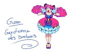 Miniature : Timelapse dessin - Lol Gwen gardienne des bonbons