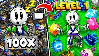 Miniature : Noob to Pro seulement avec le Fruit des peluches sur Blox Fruits !