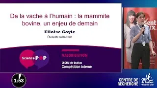 Miniature : De la vache à l’humain : la mammite bovine, un enjeu de demain - Elloise Coyle