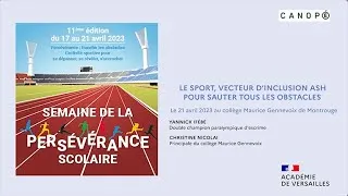 Miniature : Le sport, vecteur d'inclusion ASH pour sauter tous les obstacles - Collège M. Gennevoix de Montrouge