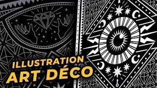 Miniature : Style Art-Déco : Illustration mystiques NFT de A à Z #unityproject