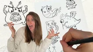 Miniature : Dessiner des monstres : le challenge que tu dois tester