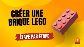 Miniature : Créer une brique LEGO 2x4 dans Fusion 360 | Etape par étape