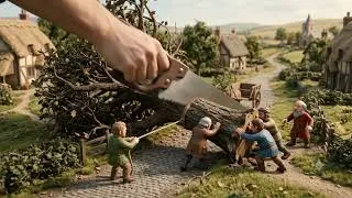 Miniature : 🌲 Un Arbre Géant Bloque le Village… Puis une Main le Sauve !