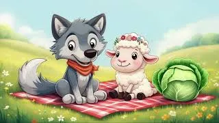 Miniature : le loup le choux et le mouton