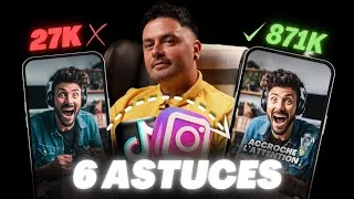Miniature : BOOSTE tes vues sur Instagram Reels et TikTok // 6 Trucs Qui Changent Tout