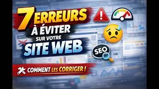 Miniature : 7 erreurs à éviter pour un site web performant et comment les corriger facilement