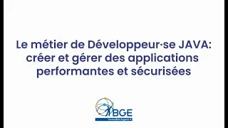 Miniature : Devenez développeur·se JAVA avec BGE Sud-Ouest