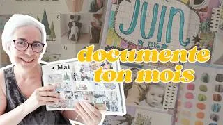Miniature : 4 pages mensuelles hautes en couleur pour documenter ta vie
