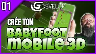Miniature : [MOBILE] ⚽️ Créer son propre JEU DE FOOT (Spécial Mondial) sur GDevelop #01