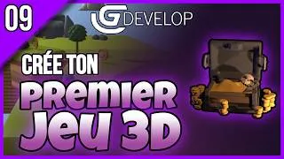 Miniature : [VICTOIRE] 🚀 Créer son JEU 3D (SANS CODER) sur GDevelop #09
