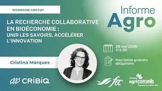 Miniature : Webinaire Informe Agro – La recherche collaborative en bioéconomie