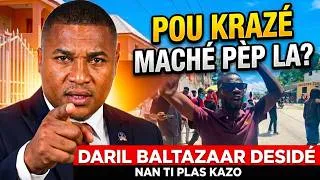 Miniature : FLASH! Gwo Manifestasyon Kont Daril Baltazar Ki Desidé Pou Krazé Maché Pèp La Nan Ti Plas Kazo