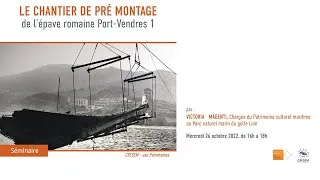Miniature : Le chantier de pré montage de l'épave romaine Port-Vendres 1 - Victoria MAGENTI