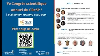 Miniature : Ve Congrès scientifique du CReSP - Après-midi du 16 octobre 2025