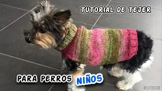Miniature : ¿Cómo Tejer Un Suèter Para Perros Niños?