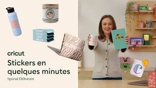 Miniature : Comment créer des stickers en vinyle avec Cricut | Tuto Facile pour Débutants