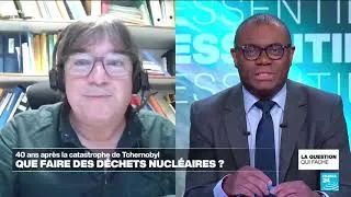 Miniature : 40 ans après Tchernobyl, que faire des déchets nucléaires ? - Interview du 24/04/2026 sur France 24