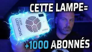Miniature : Godox Litemons C30R : la lampe RGB / keylight pour YouTube ? Test en 3 minutes