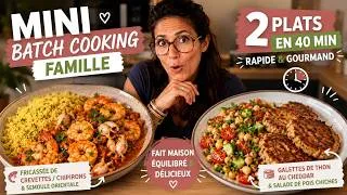 Miniature : Batch Cooking dans une cuisine très mal équipée ! 2 repas en 40 min