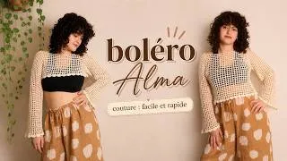 Miniature : ✨Boléro Alma au crochet / Rapide et facile / Crochet filet✨