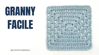 Miniature : Carré granny FACILE au crochet I Tutoriel pas à pas tout niveau