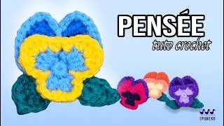 Miniature : [TUTO CROCHET] 🧶 Comment faire une pensée 🌸