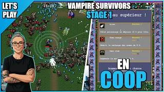 Miniature : Vampire Survivors FR - Let's Play épisode 1. Stage 1 en co-op avec ma soeur !