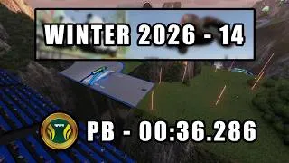 Miniature : Trackmania - Winter 2026 campaign  - MAP 14 - Un PB qui a encore de la marge !