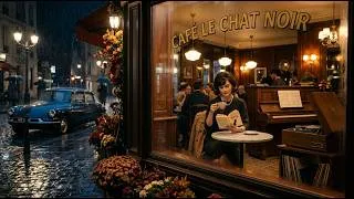 Miniature : Vintage French Jazz & Bossa Nova 🇫🇷 Rainy Paris Café Ambience