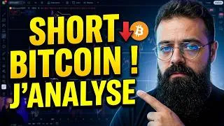 Miniature : BITCOIN ! Pourquoi je SHORT ? Analyse