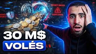 Miniature : PLUS DE 30 M$ VOLÉS : TES CRYPTOS SONT-ELLES LES PROCHAINES ?!