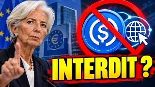 Miniature : 🚨 LA BCE VEUT INTERDIRE ÇA EN EUROPE… LES STABLECOINS MENACÉS !
