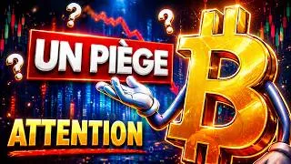 Miniature : ATTENTION LE BITCOIN N'A PAS ENCORE PRIS DE DÉCISION !! (Piège baissier en cours)