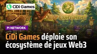 Miniature : CiDi Games lance sa plateforme de jeux Web3 alimentée en Pi