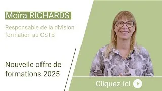 Miniature : Découvrez l'offre de formations du CSTB 2025