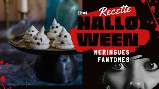 Miniature : MERINGUE SUISSE - En forme de fantôme pour Halloween
