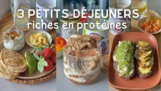Miniature : Comment manger plus de protéines le matin? (3 recettes)